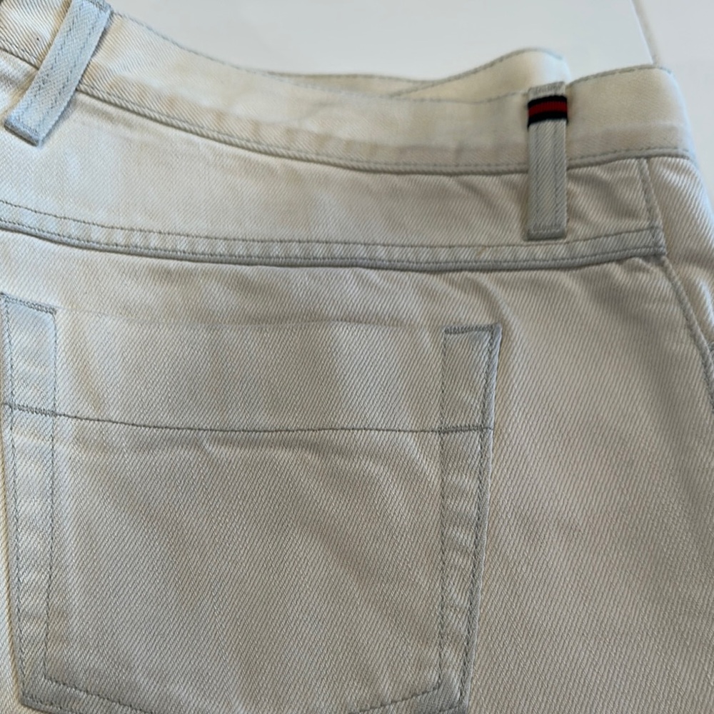 Gucci Cream Denim Pants